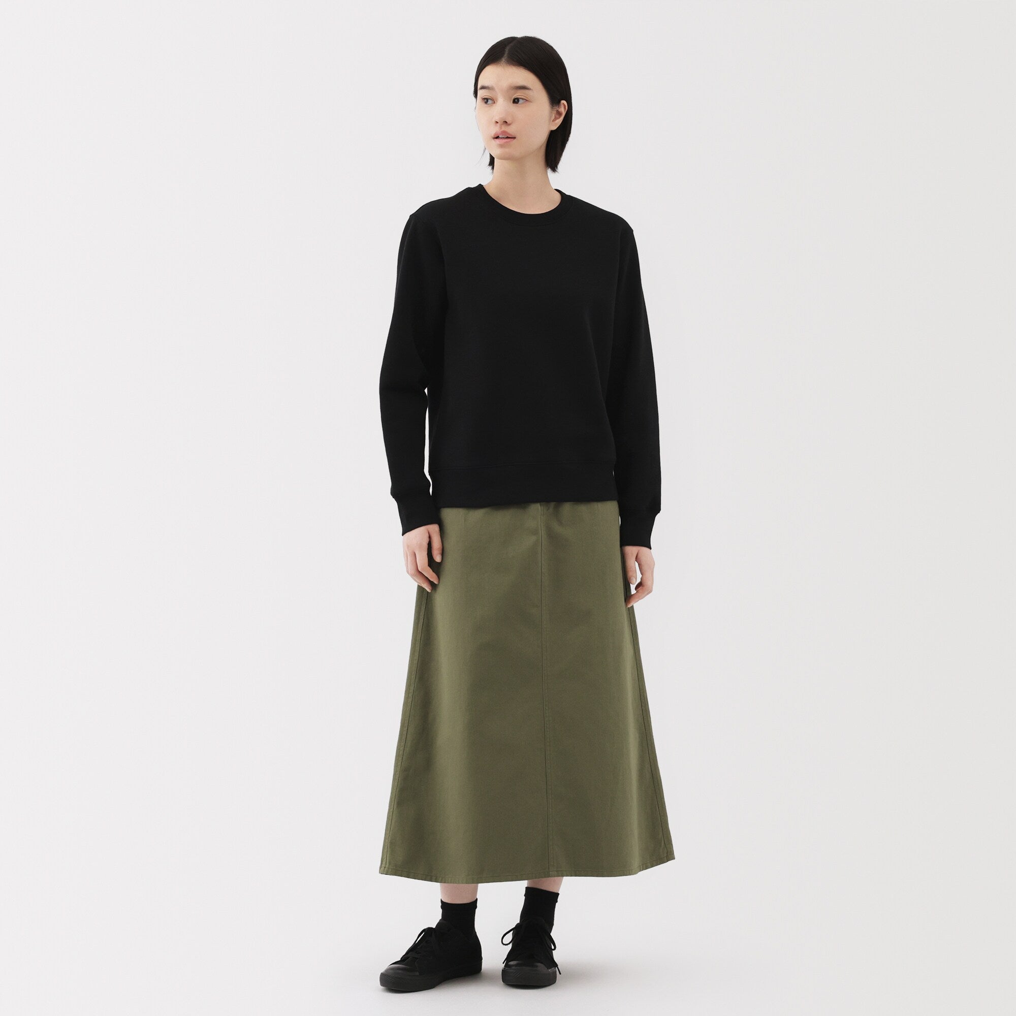Women's Chino A-Line Skirt