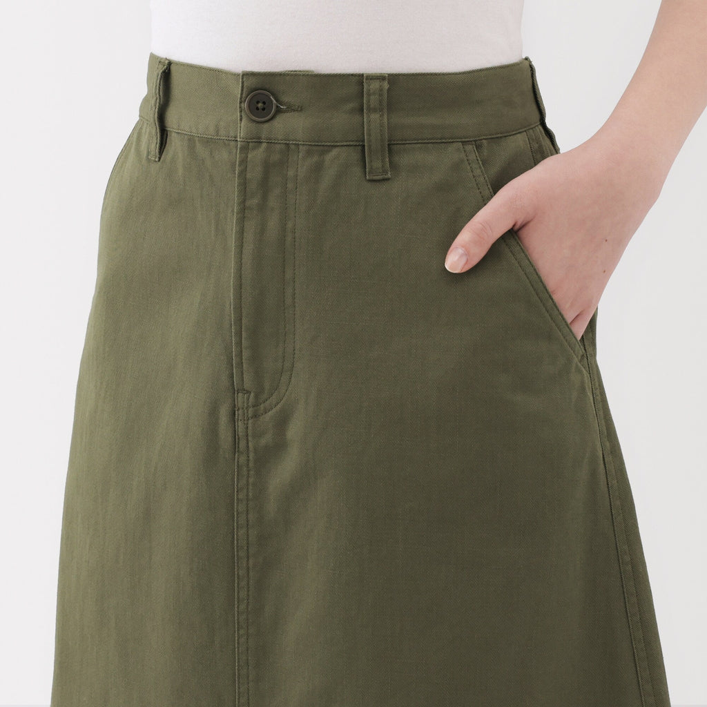 Women's Chino A-Line Skirt