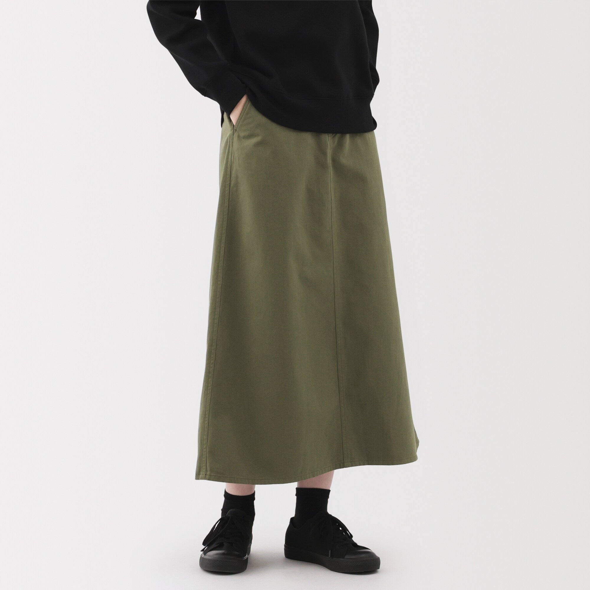 Women's Chino A-Line Skirt