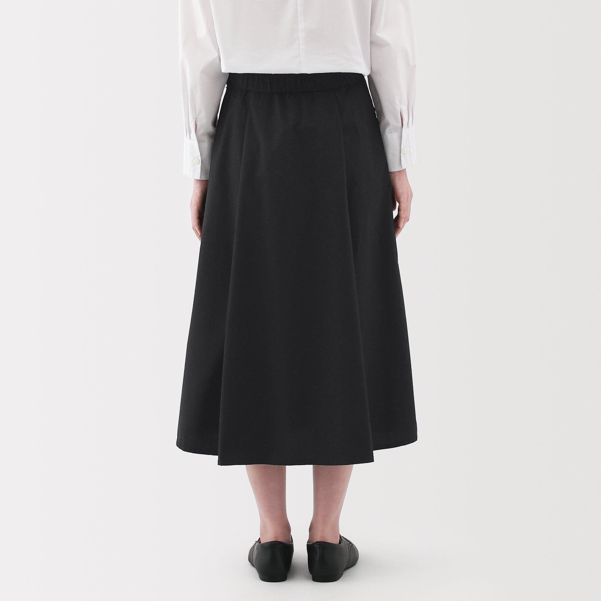 Women's Broadcloth Flared Skirt