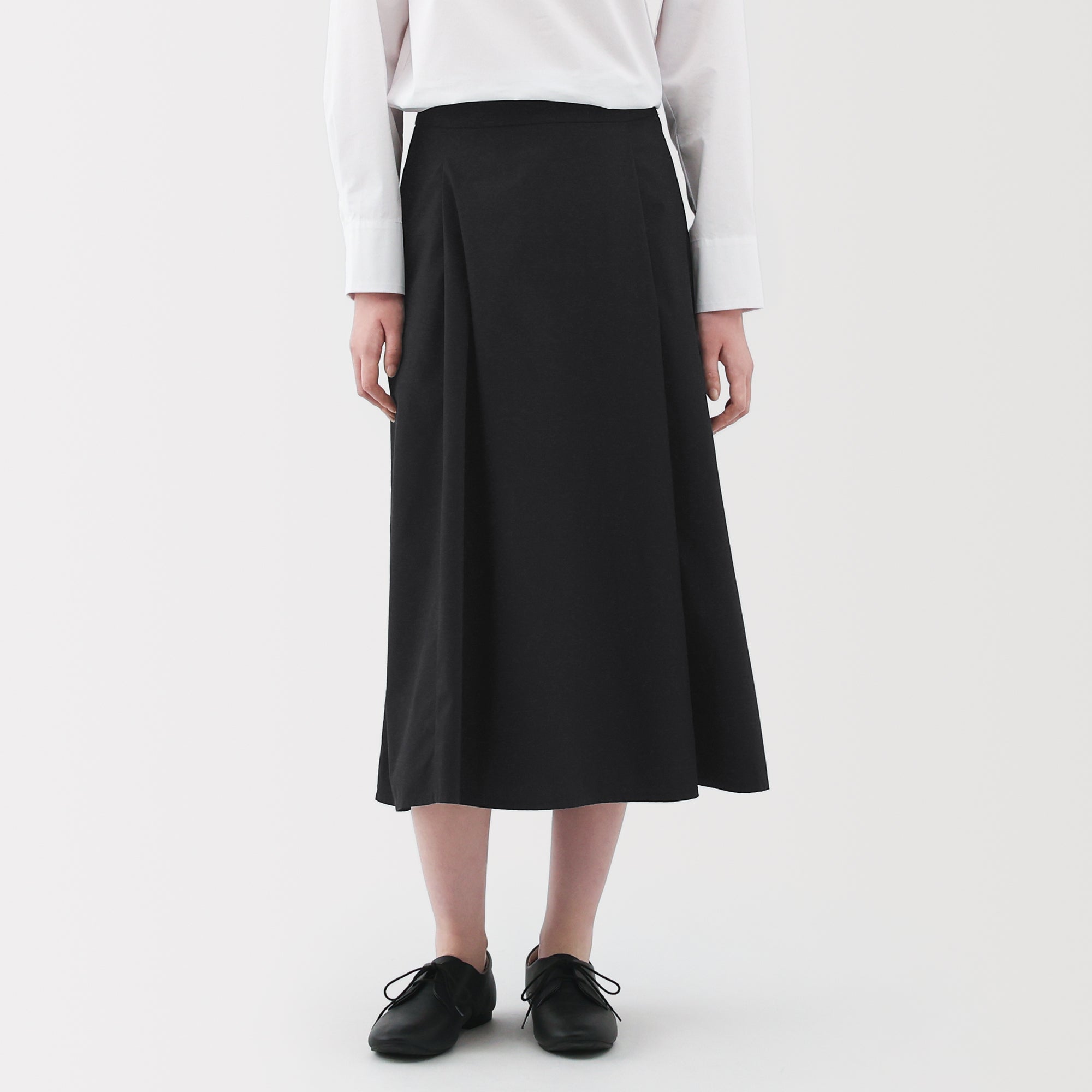 Women's Broadcloth Flared Skirt
