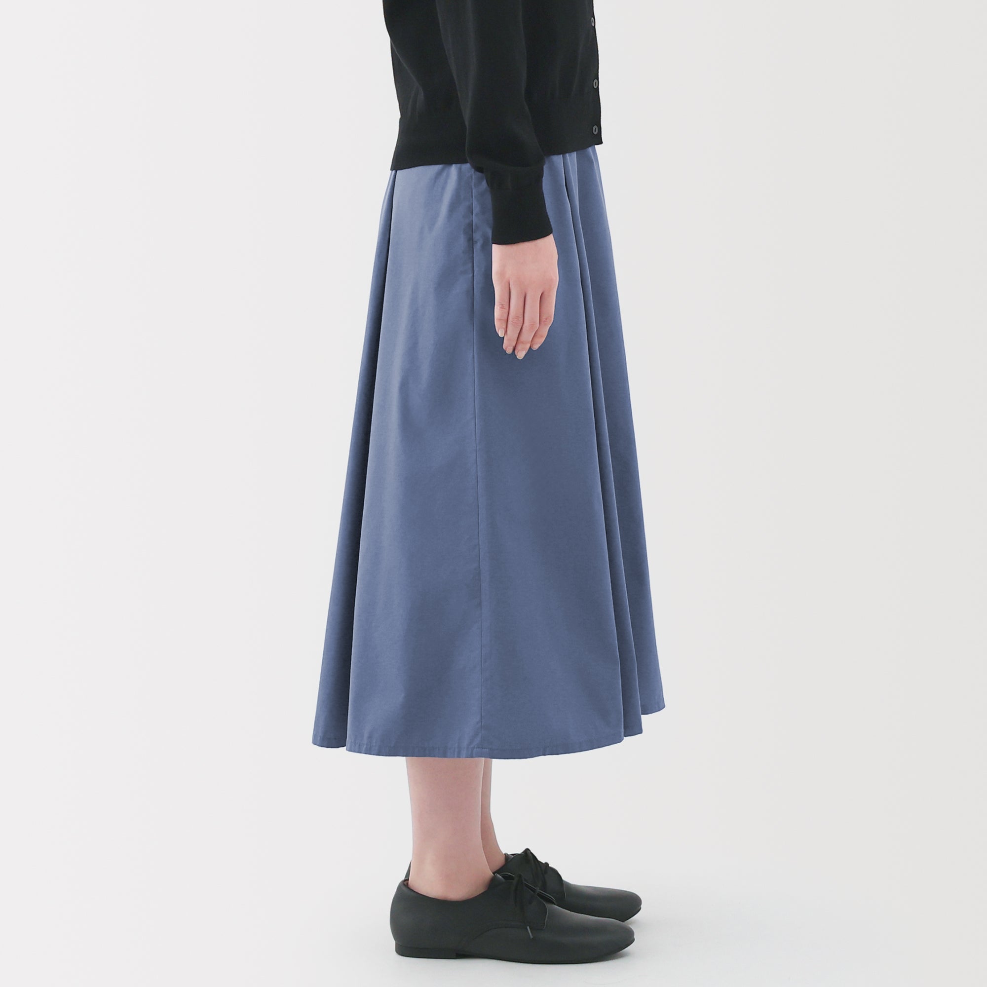 Women's Broadcloth Flared Skirt