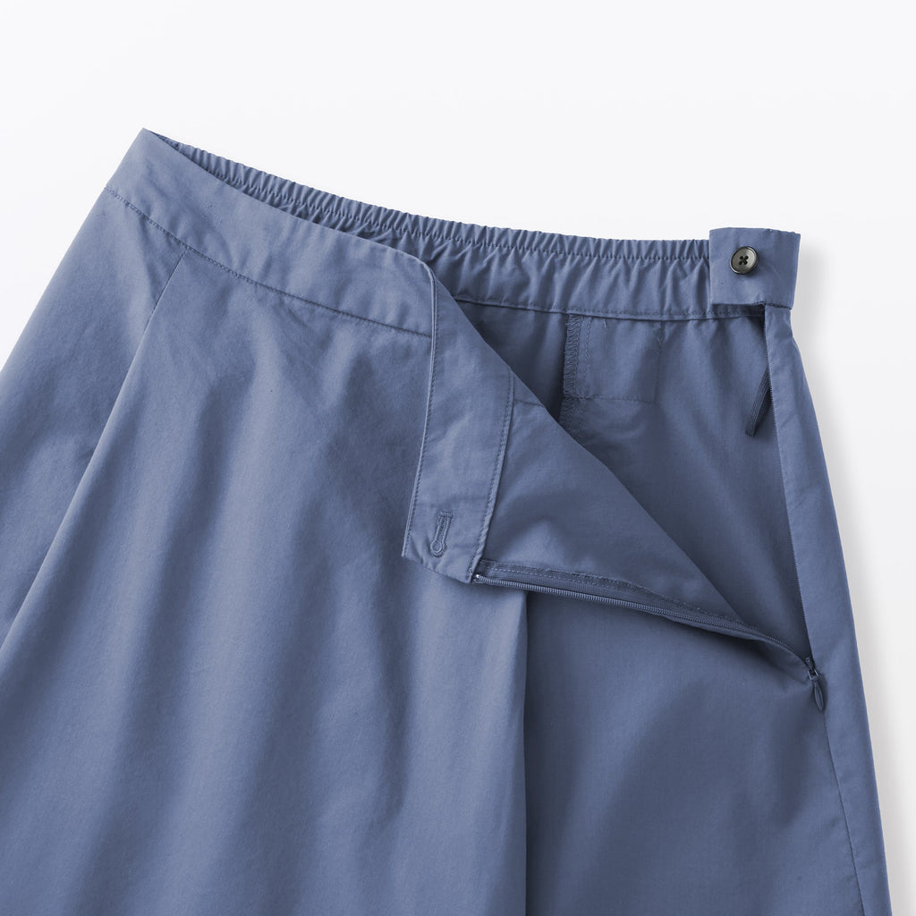 Women's Broadcloth Flared Skirt