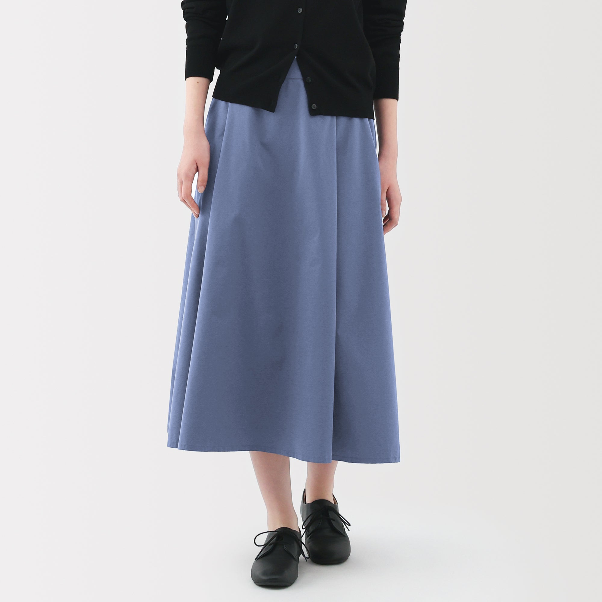 Women's Broadcloth Flared Skirt