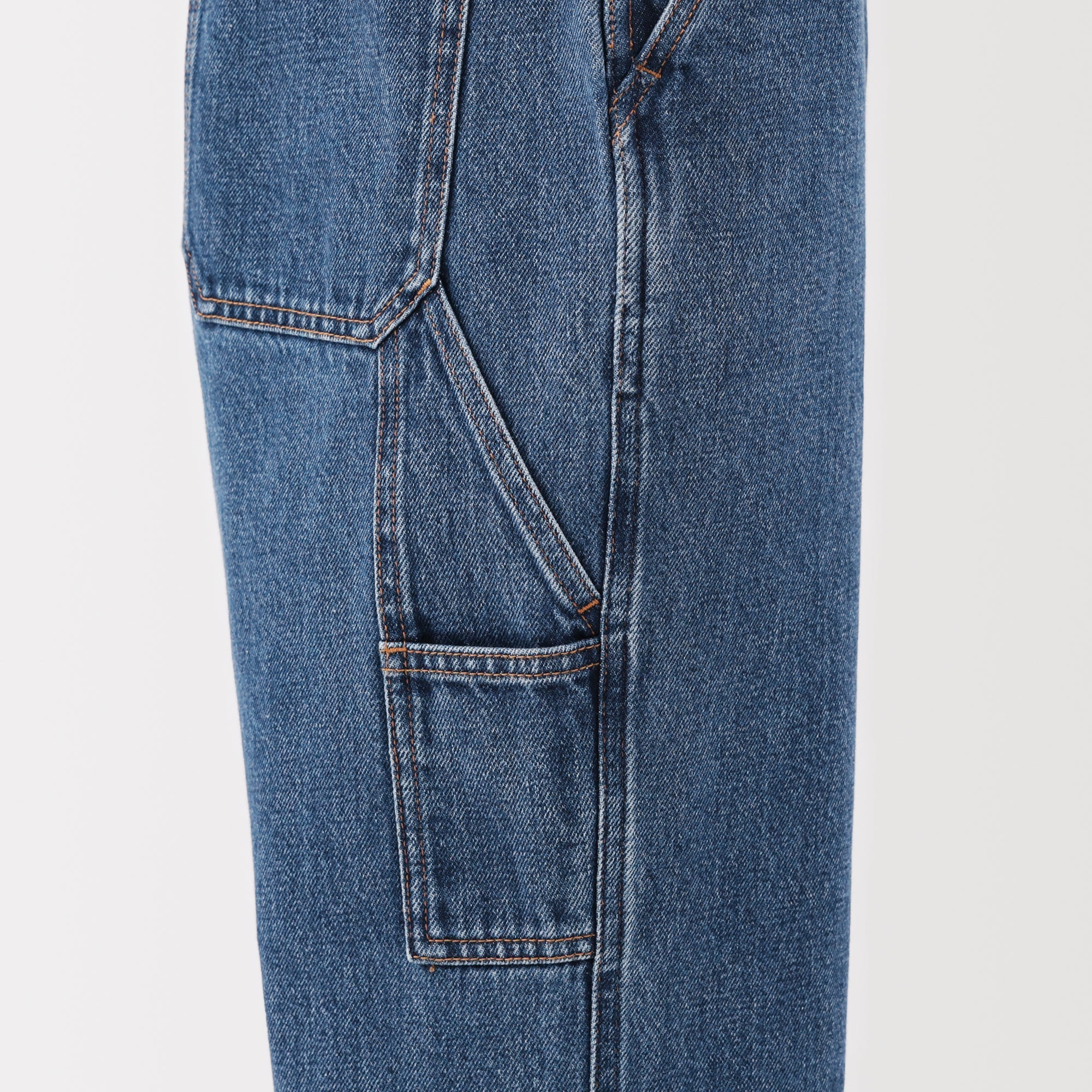 Kapok Blend Denim Overalls