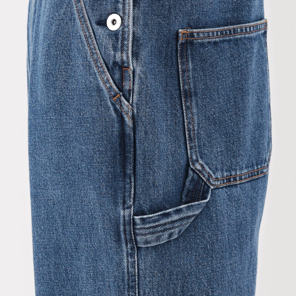 Kapok Blend Denim Overalls