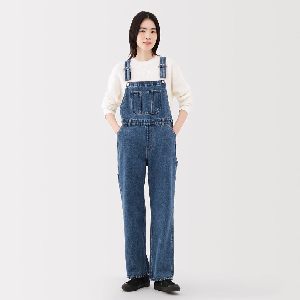 Kapok Blend Denim Overalls