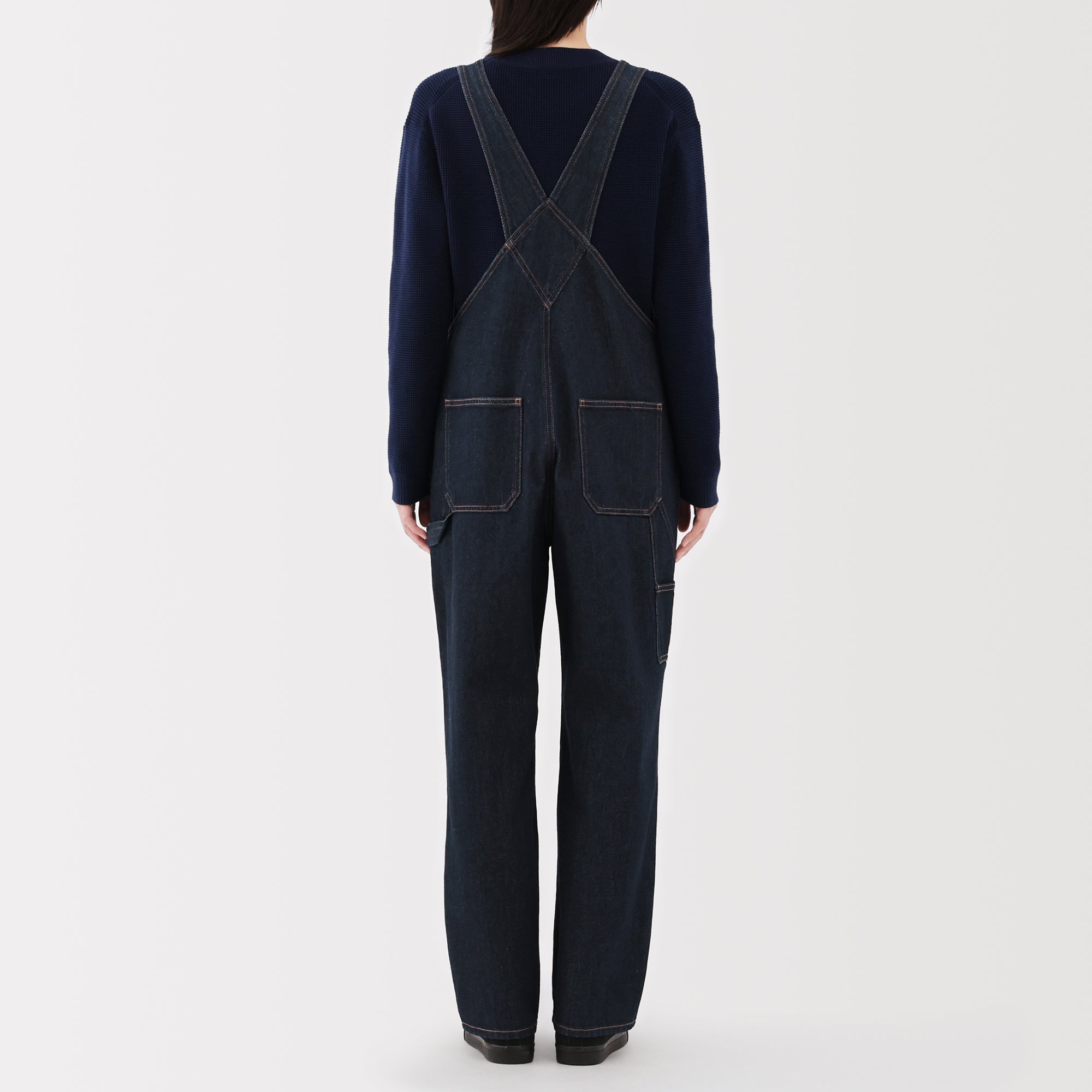 Kapok Blend Denim Overalls