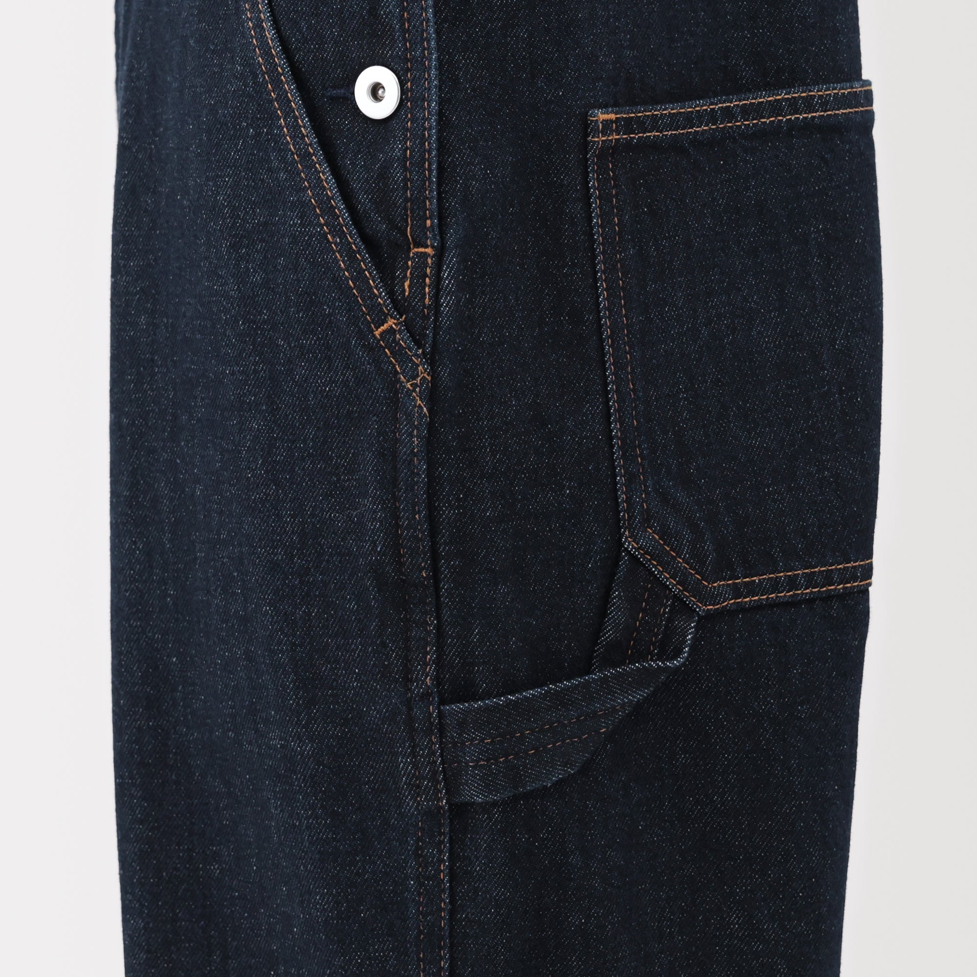 Kapok Blend Denim Overalls