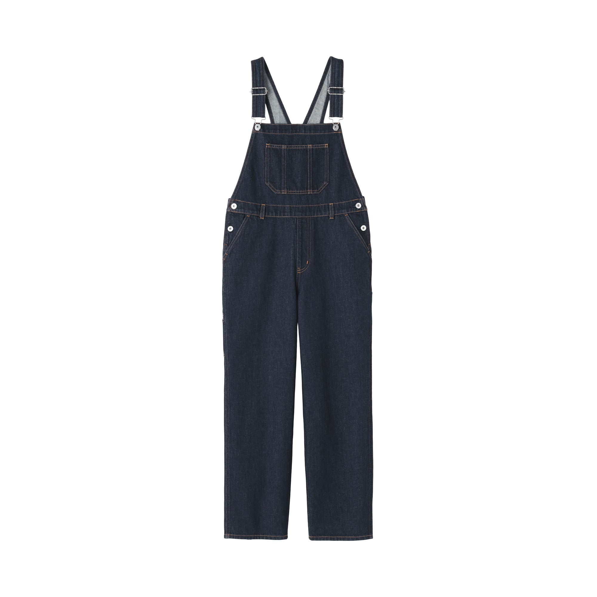 Kapok Blend Denim Overalls