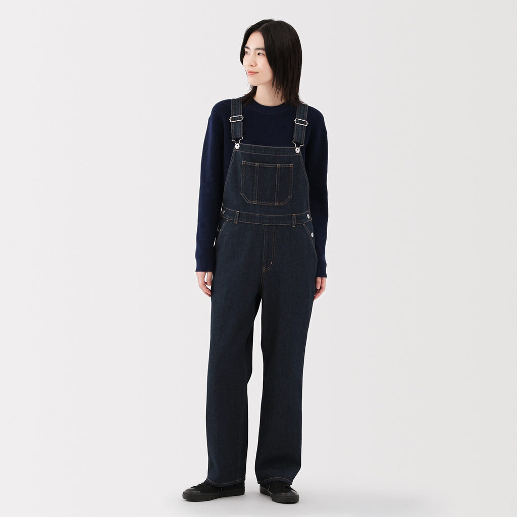Kapok Blend Denim Overalls