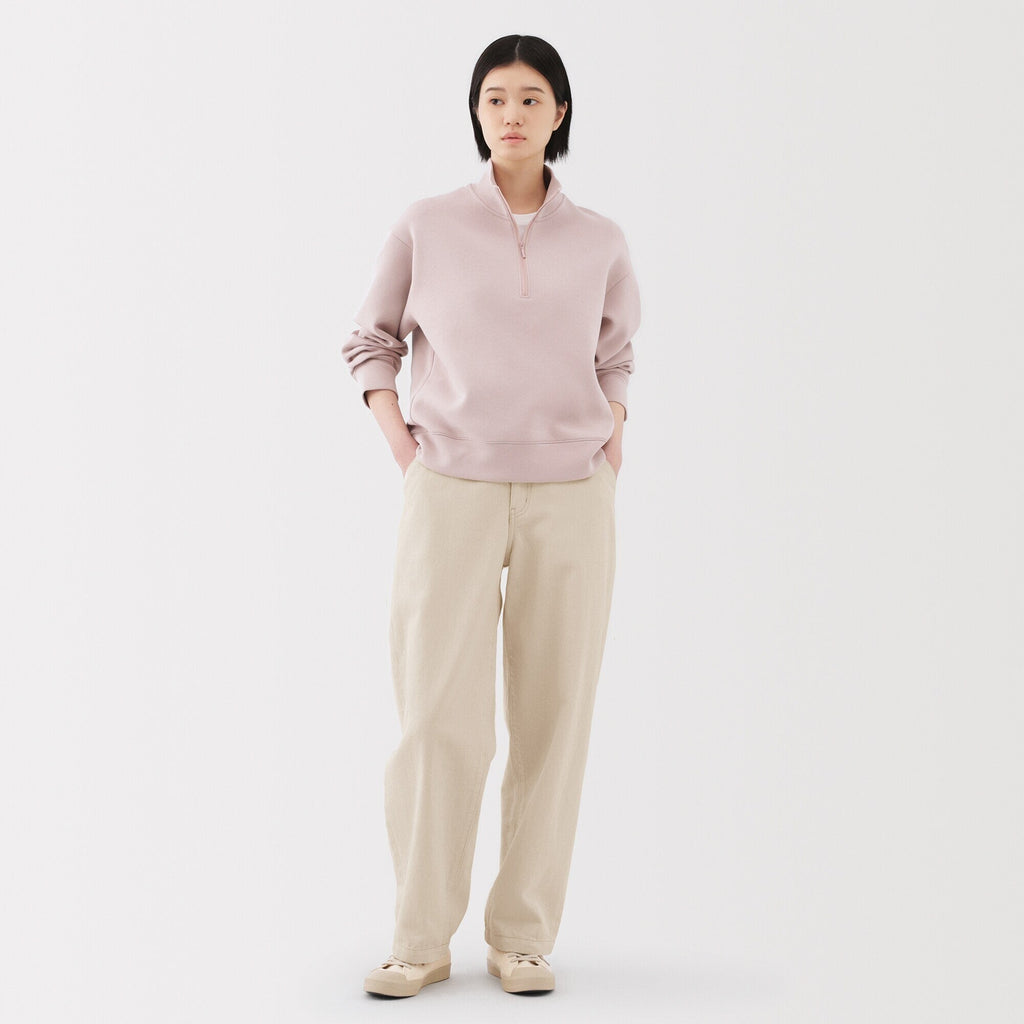 Kapok Blend Wide Tapered Pants