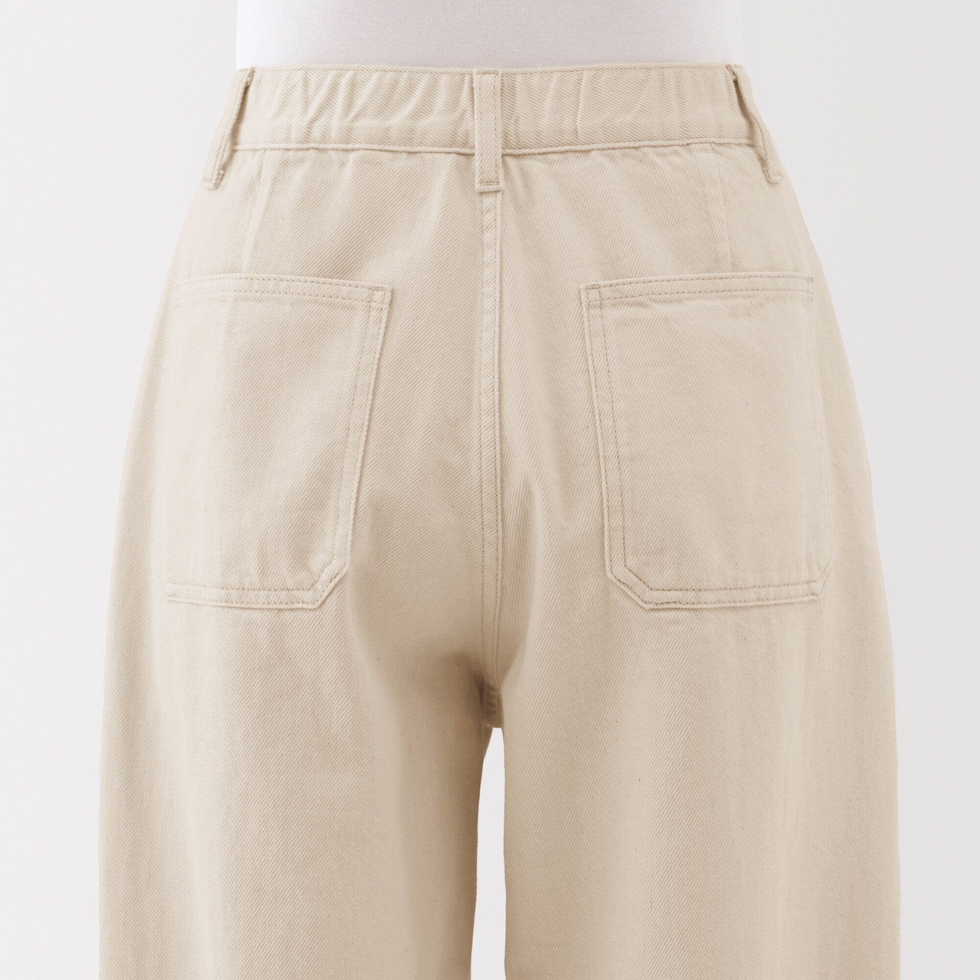 Kapok Blend Wide Tapered Pants