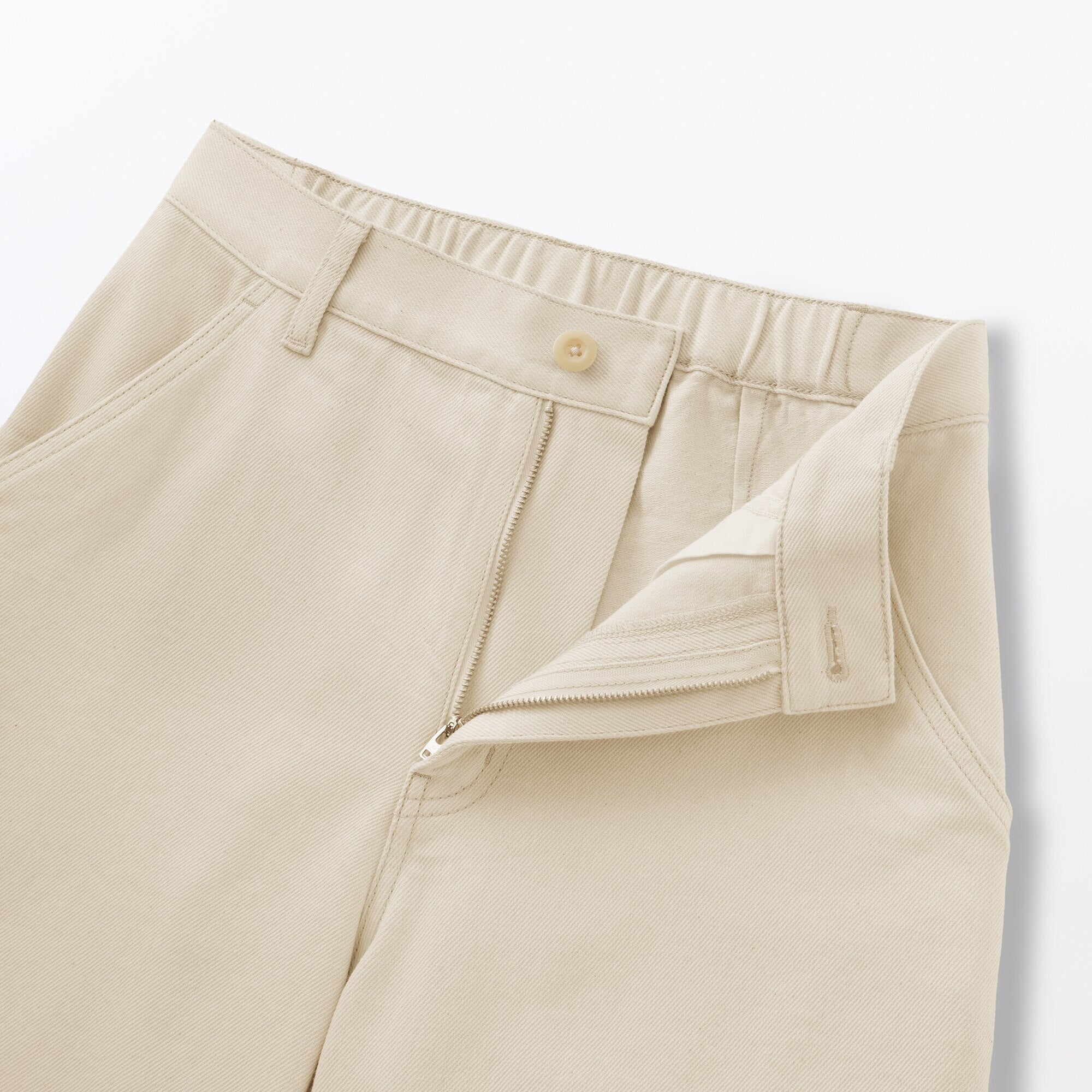 Kapok Blend Wide Tapered Pants