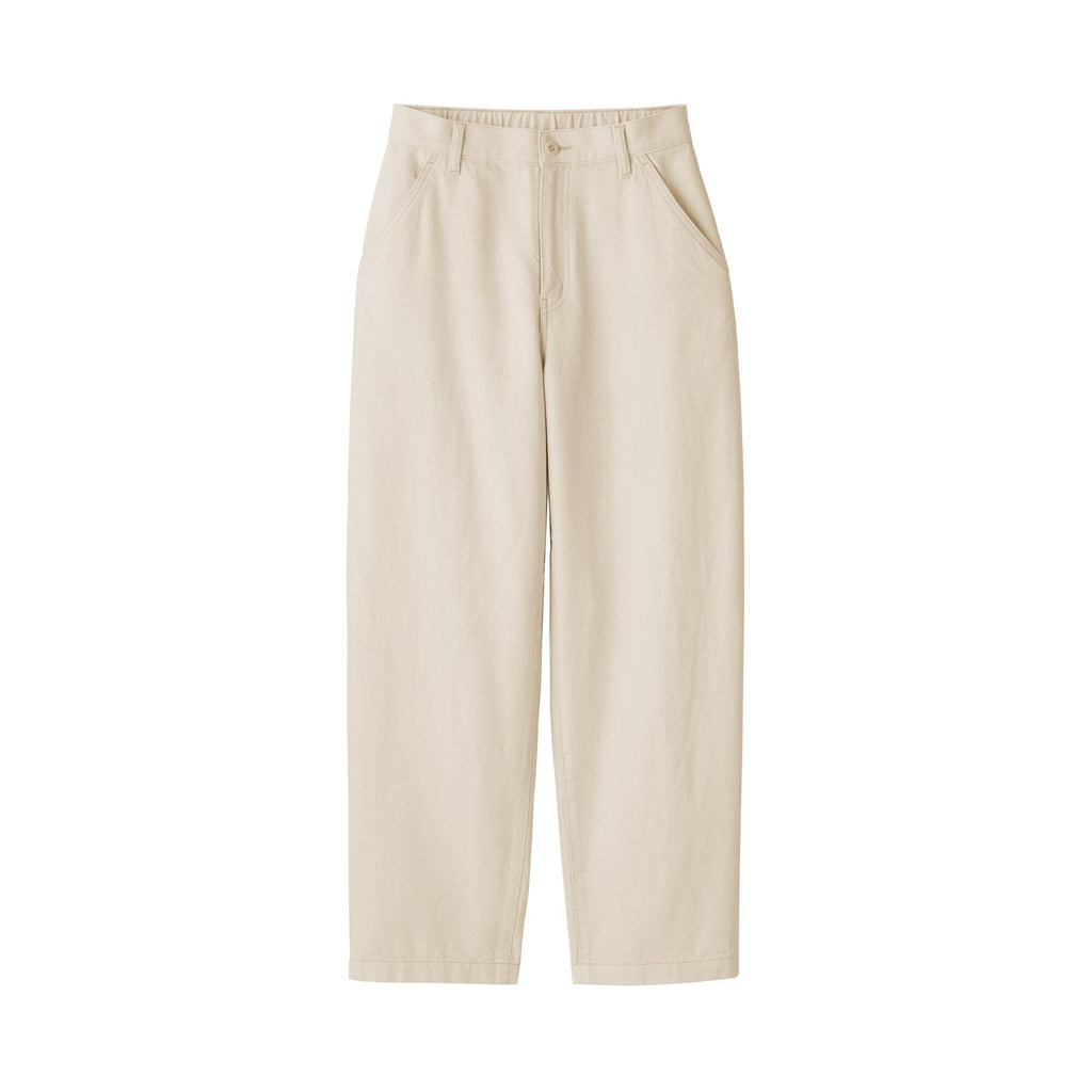 Kapok Blend Wide Tapered Pants