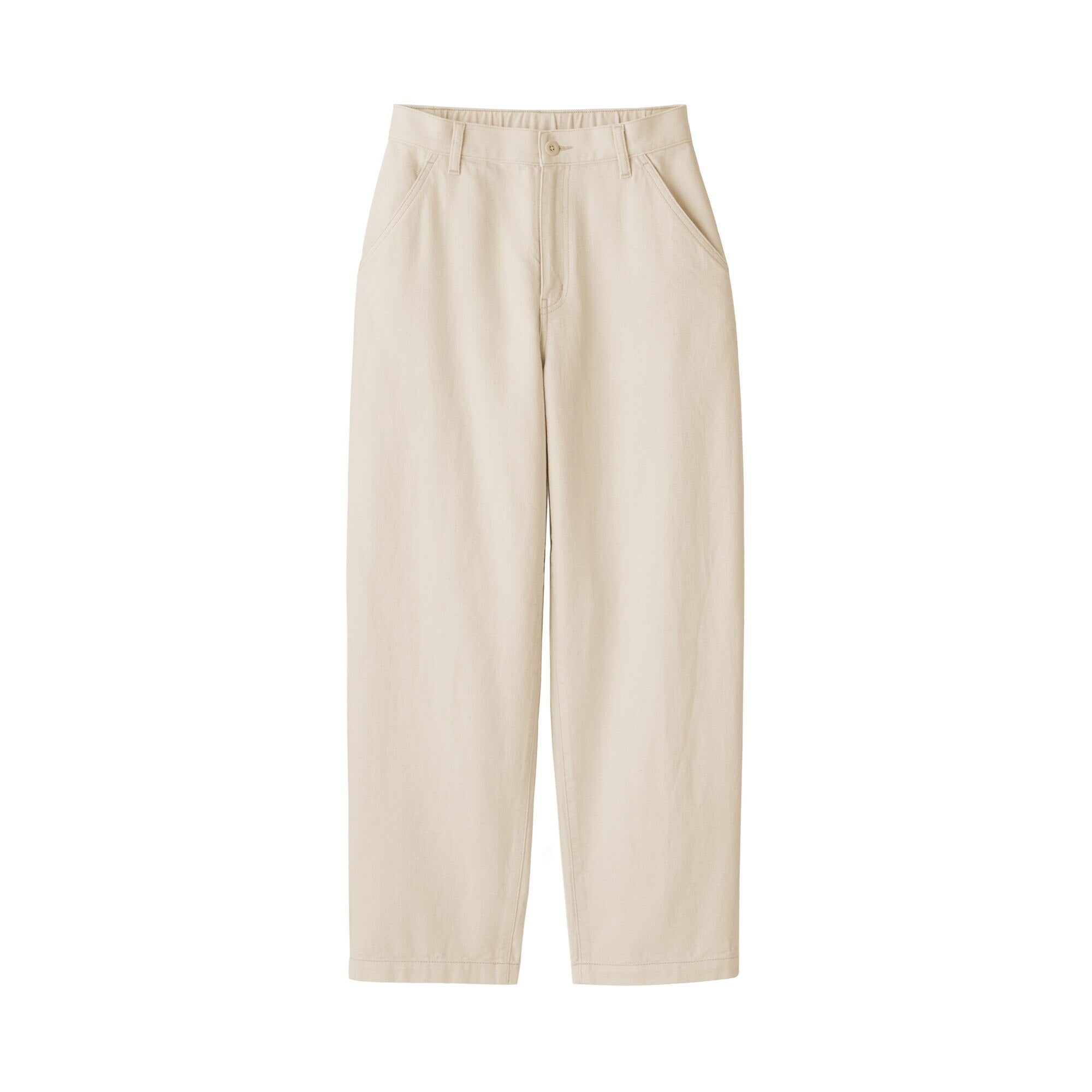 Kapok Blend Wide Tapered Pants