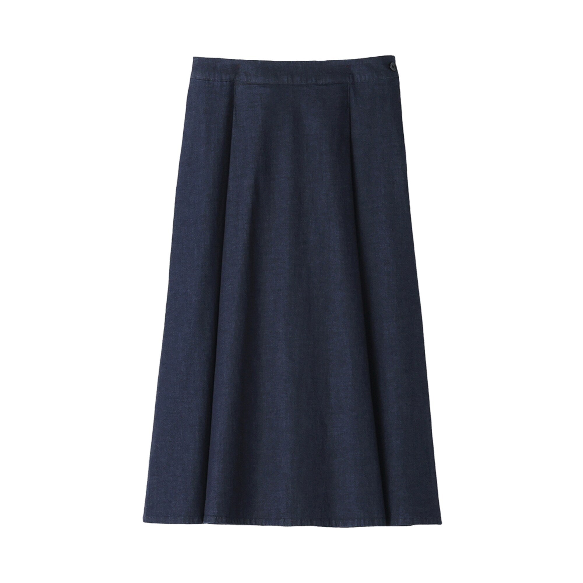 Women's Stretch Lightweight Denim Flared Skirt