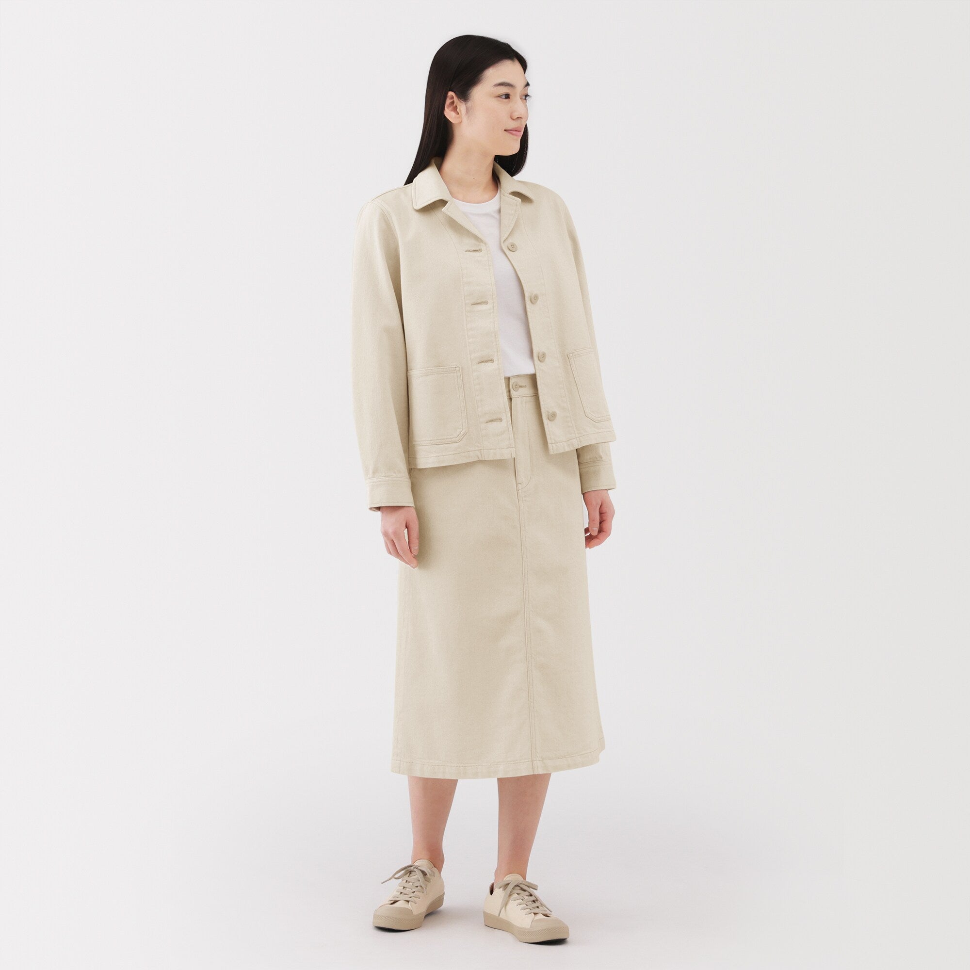 Women's Kapok Blend A-Line Skirt