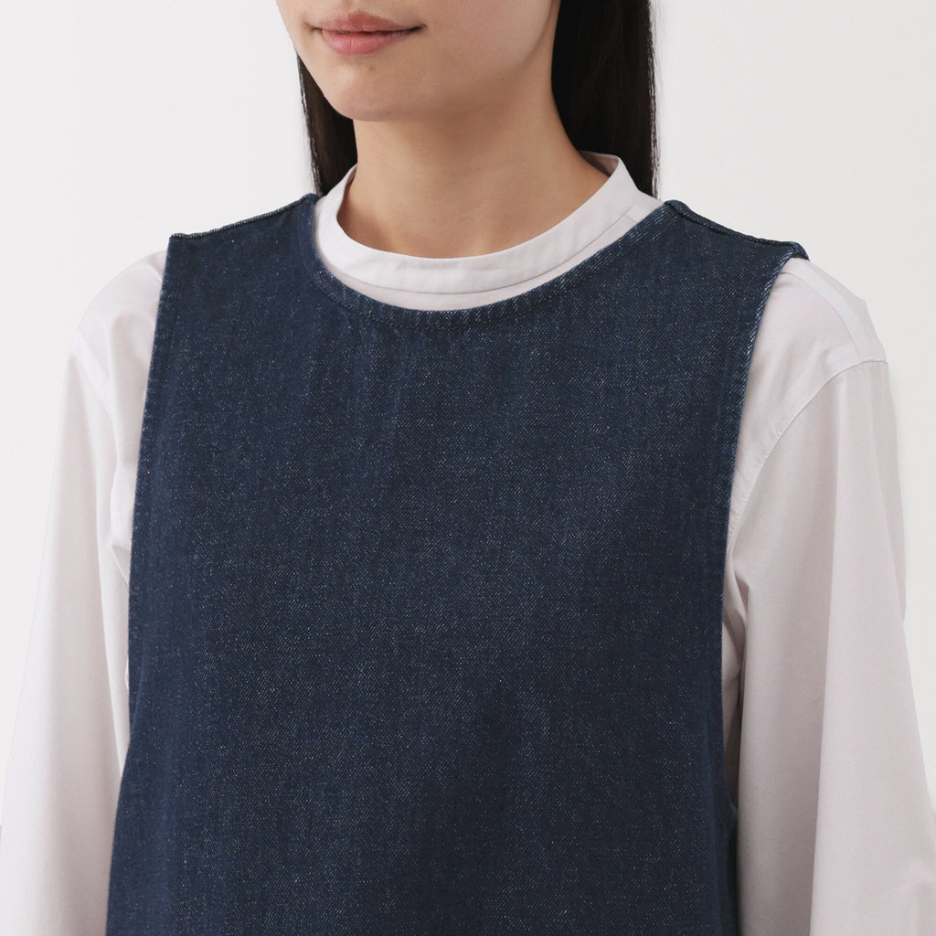 Women's Kapok Blend Denim Jumper Dress