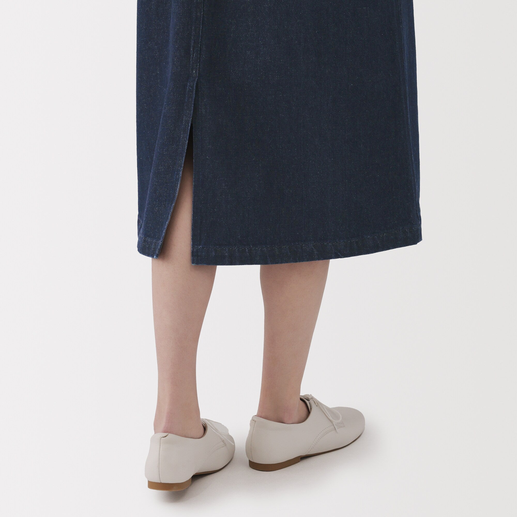 Women's Kapok Blend Denim Jumper Dress
