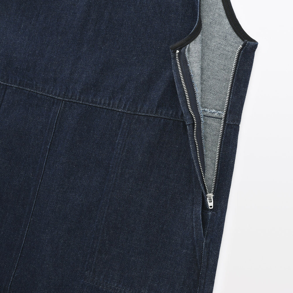 Women's Kapok Blend Denim Jumper Dress