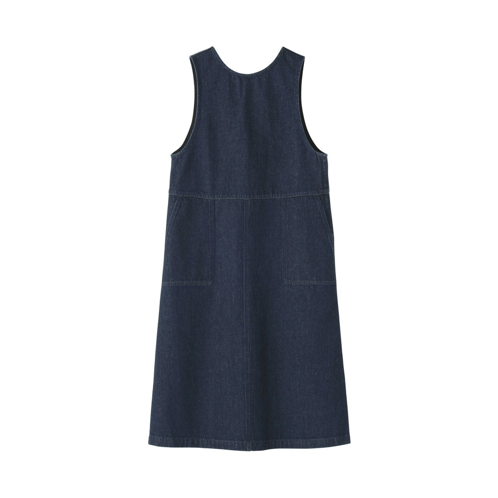 Women's Kapok Blend Denim Jumper Dress