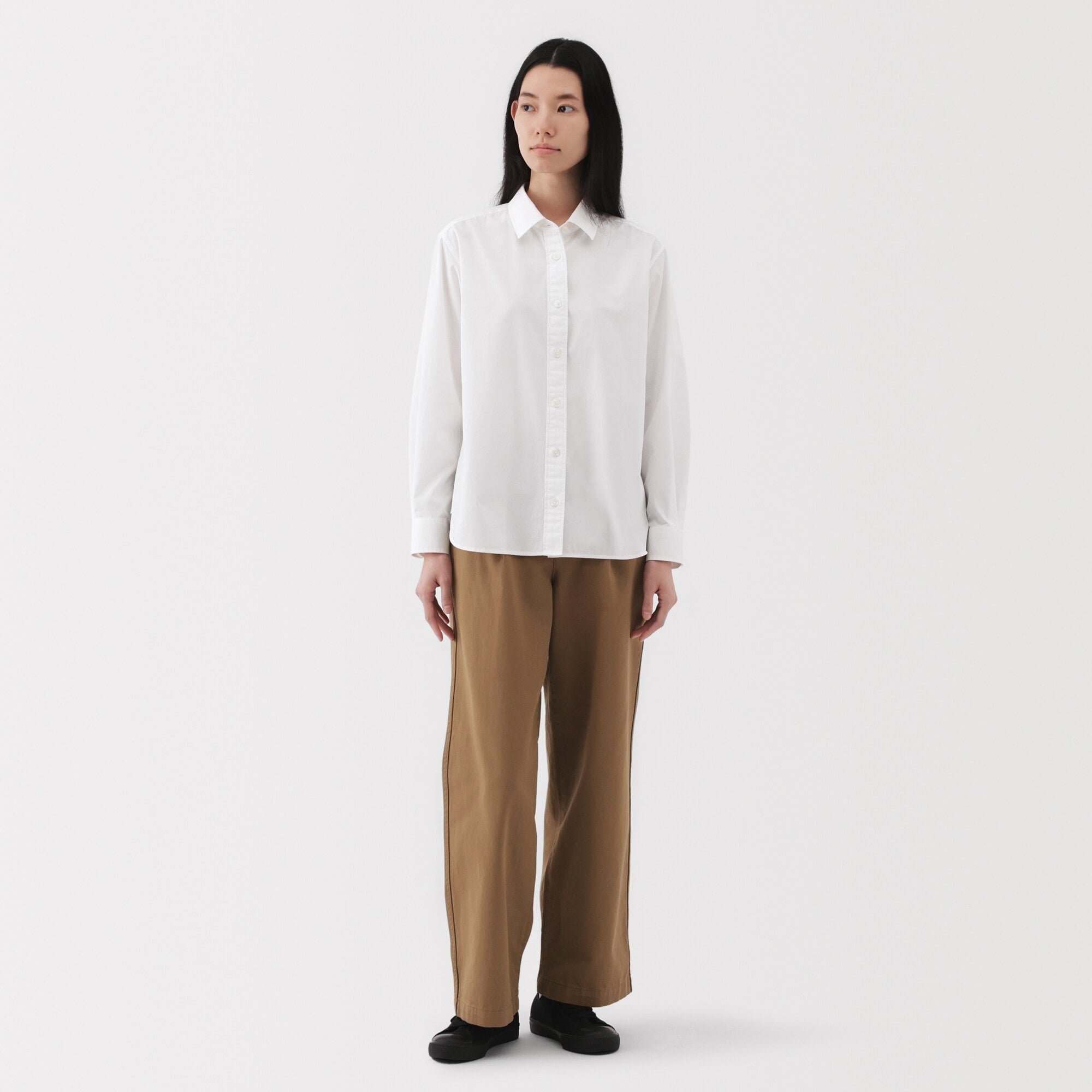 Women's Washed Broadcloth Classic Shirt