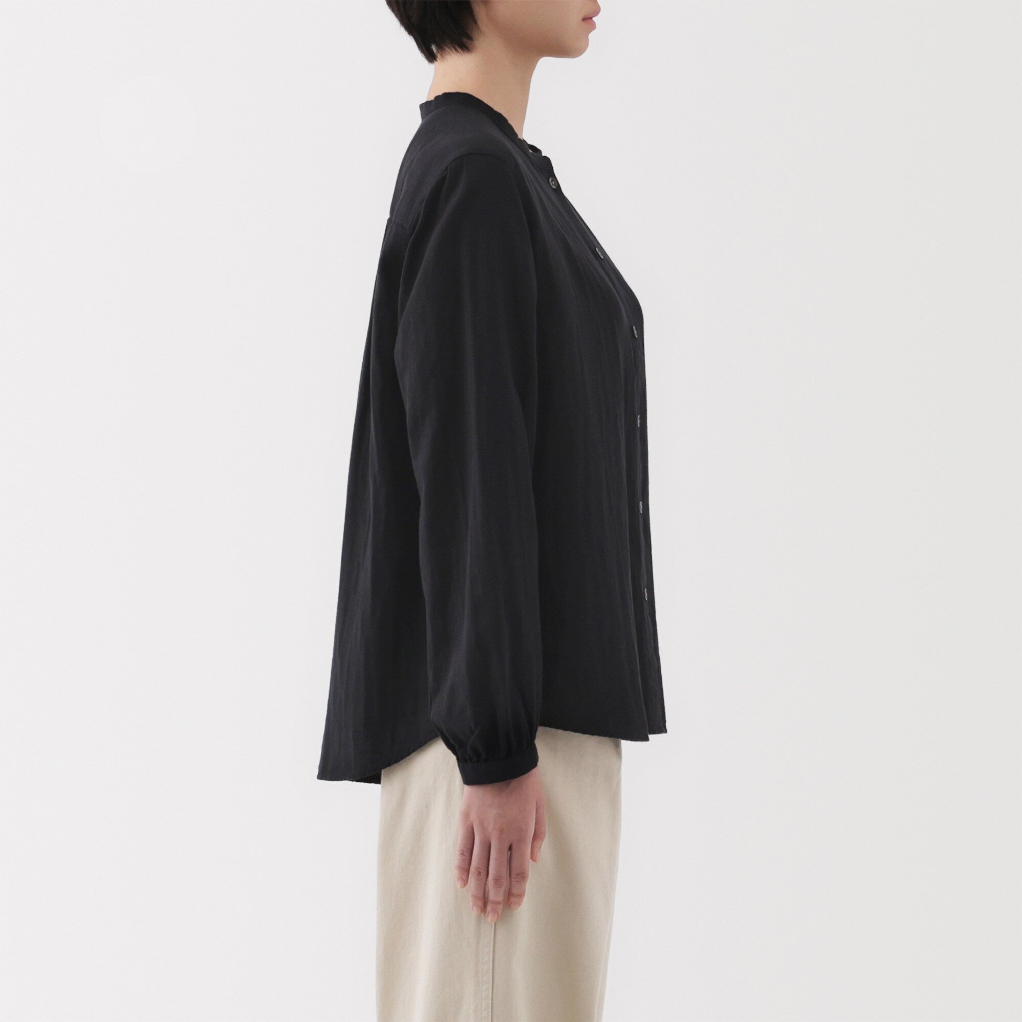 Women's Kapok Blend Double Gauze Blouse