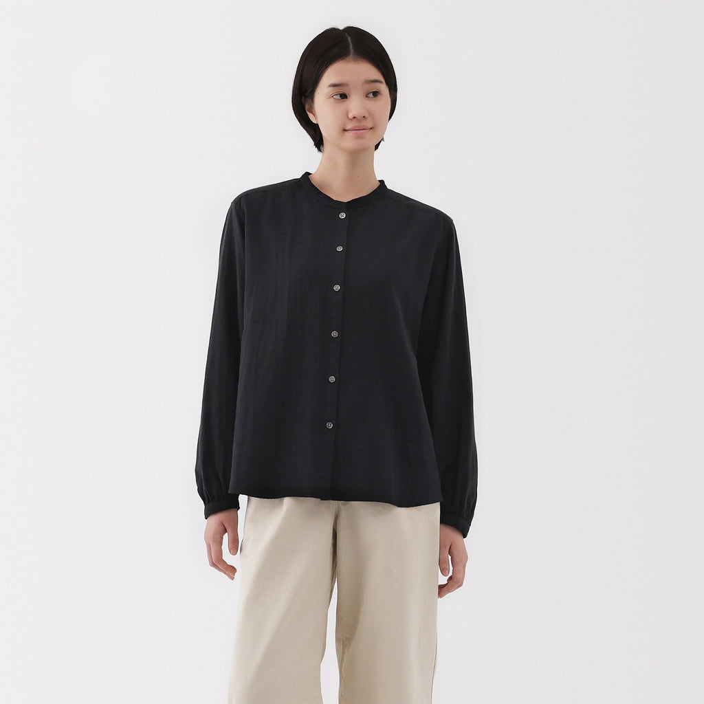 Women's Kapok Blend Double Gauze Blouse