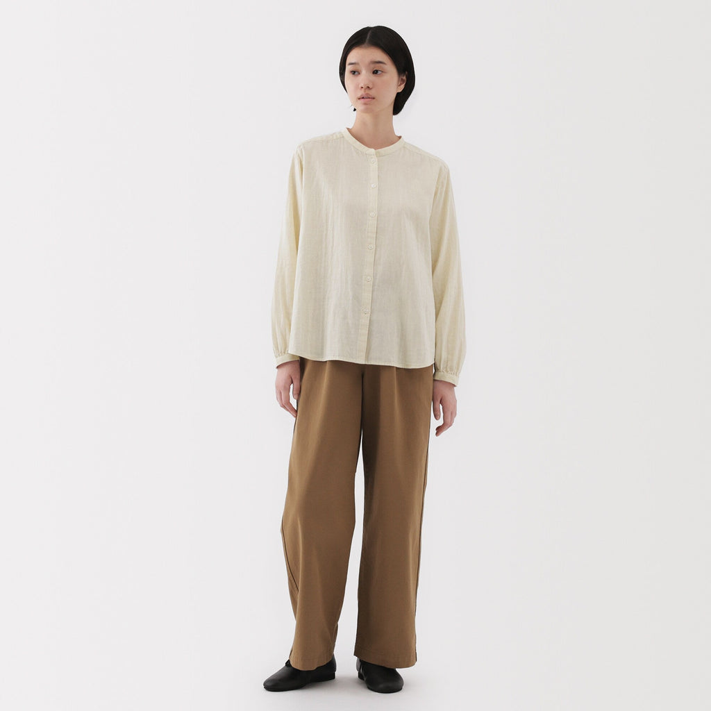 Women's Kapok Blend Double Gauze Blouse