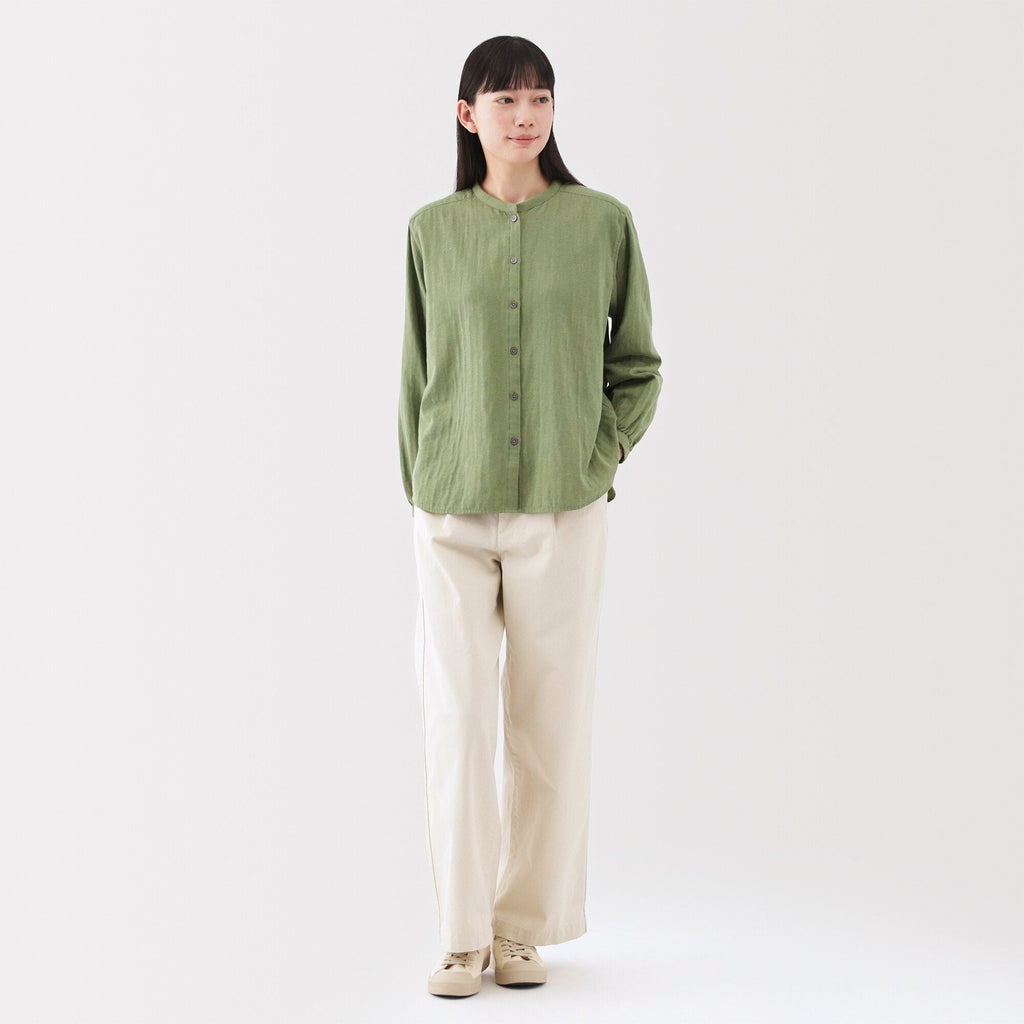 Women's Kapok Blend Double Gauze Blouse