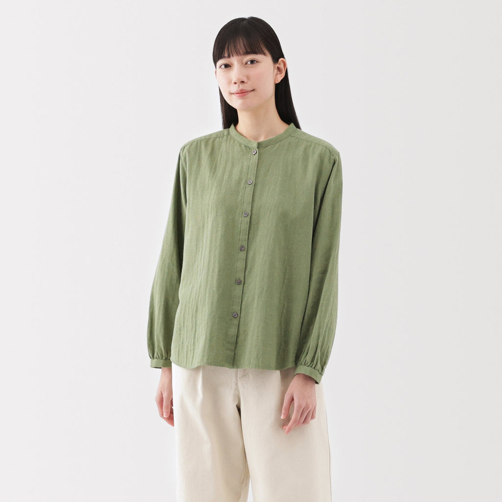Women's Kapok Blend Double Gauze Blouse