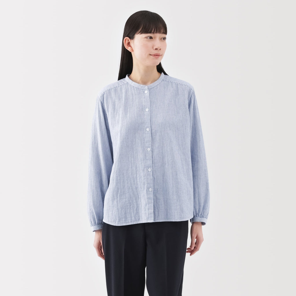 Women's Kapok Blend Double Gauze Blouse