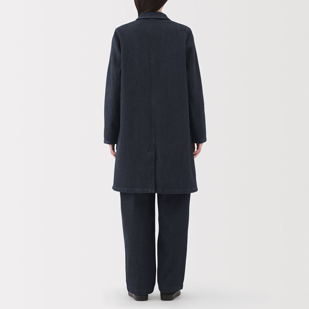 Kapok Blend Denim Coat