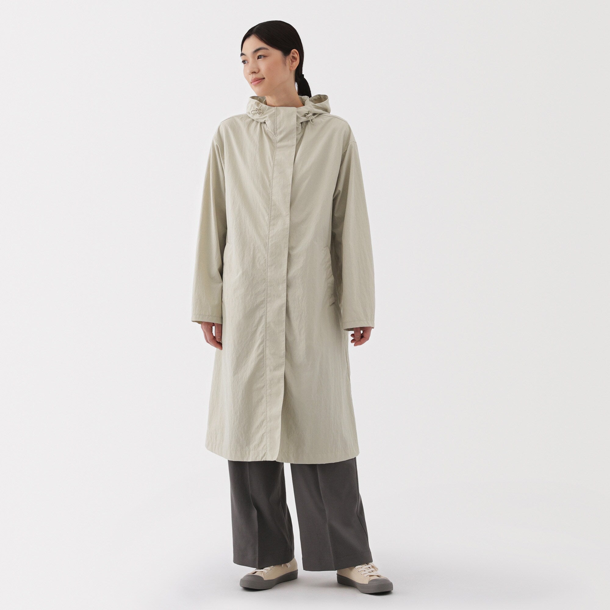 Women's Water Repellent Hooded Coat