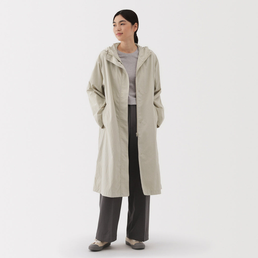 Women's Water Repellent Hooded Coat