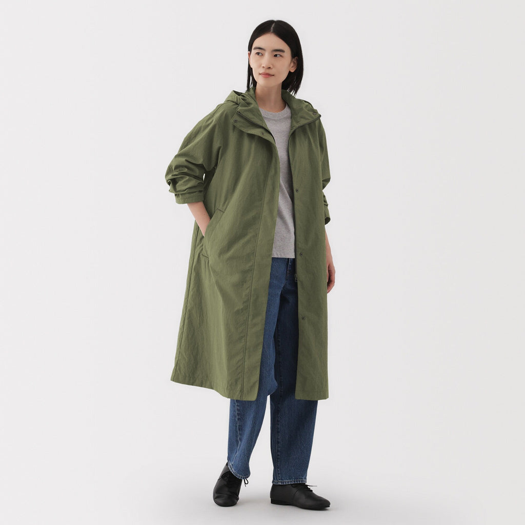 Women's Water Repellent Hooded Coat