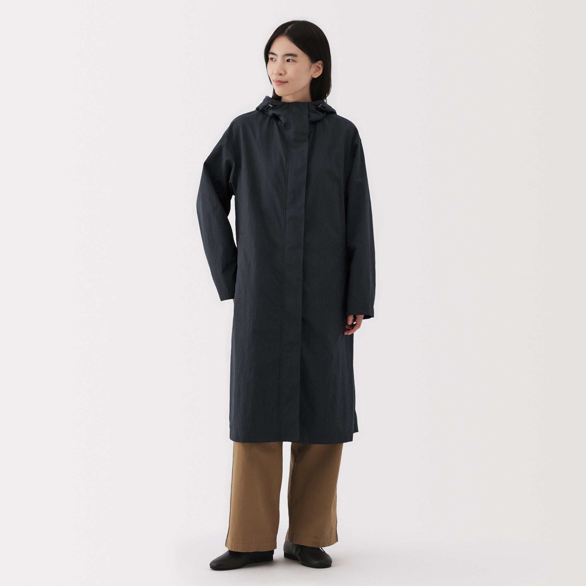 Women's Water Repellent Hooded Coat