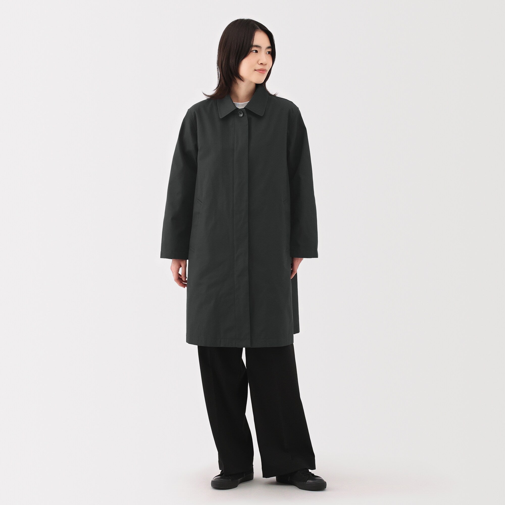 Women's Water Repellent Stand Fall Collar Coat