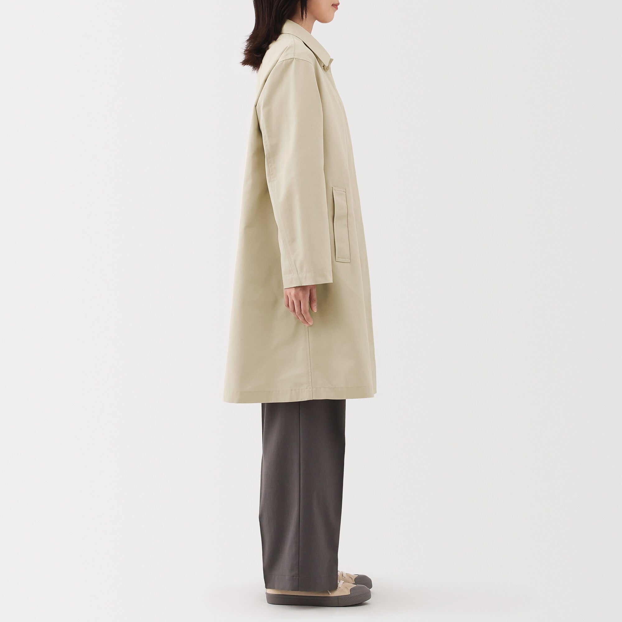 Women's Water Repellent Stand Fall Collar Coat