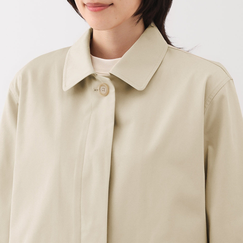 Women's Water Repellent Stand Fall Collar Coat