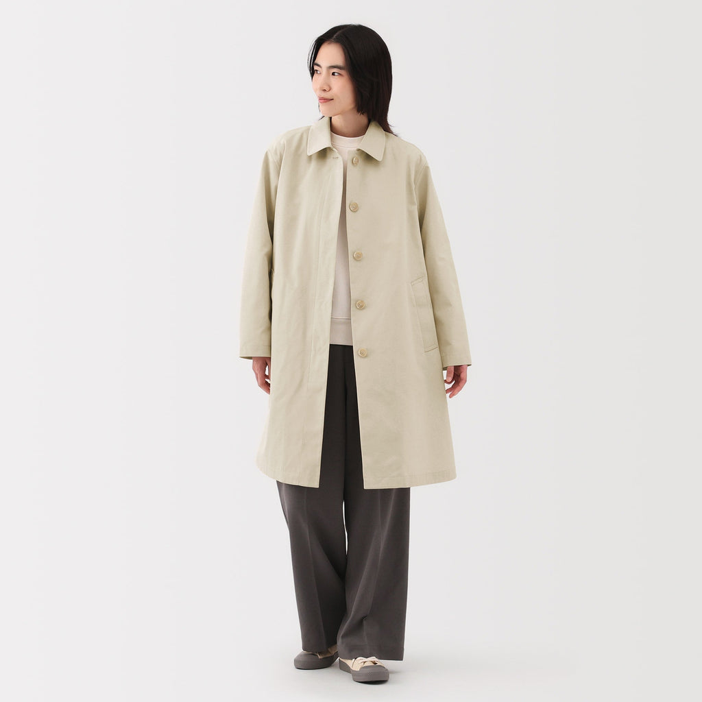 Women's Water Repellent Stand Fall Collar Coat