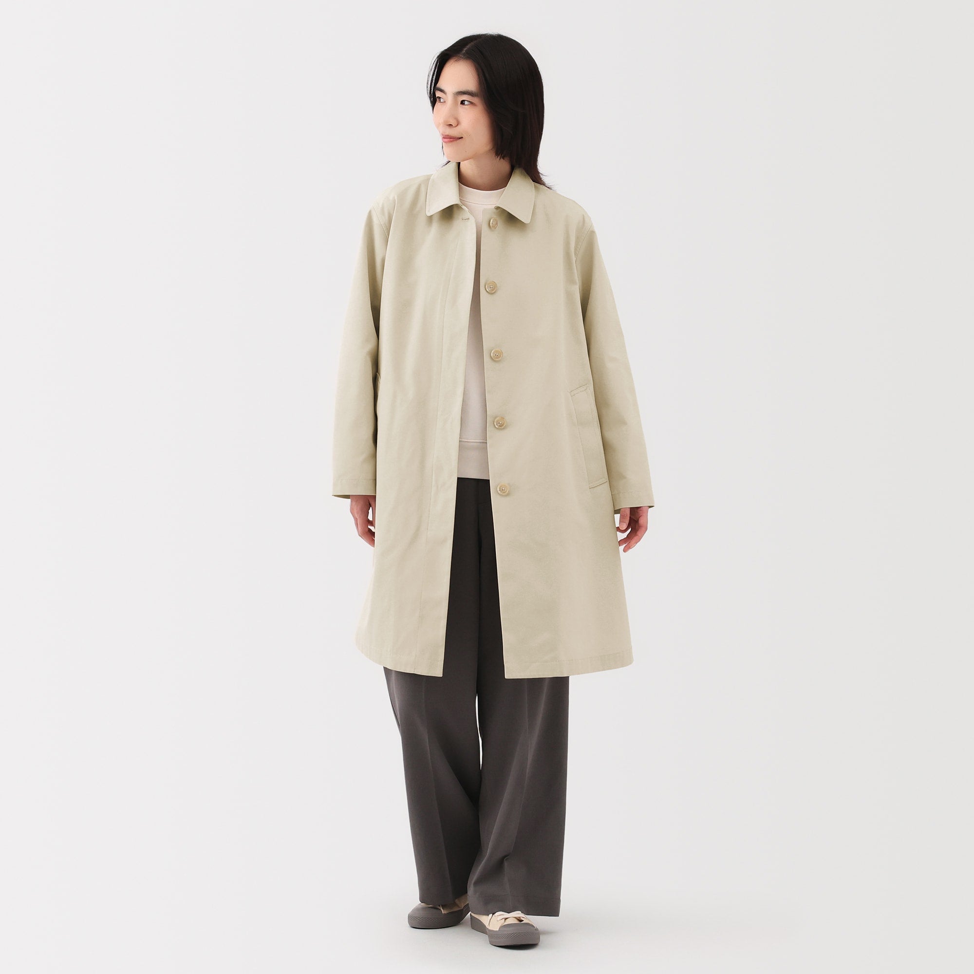 Women's Water Repellent Stand Fall Collar Coat