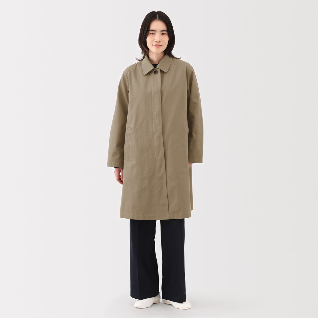 Women's Water Repellent Stand Fall Collar Coat