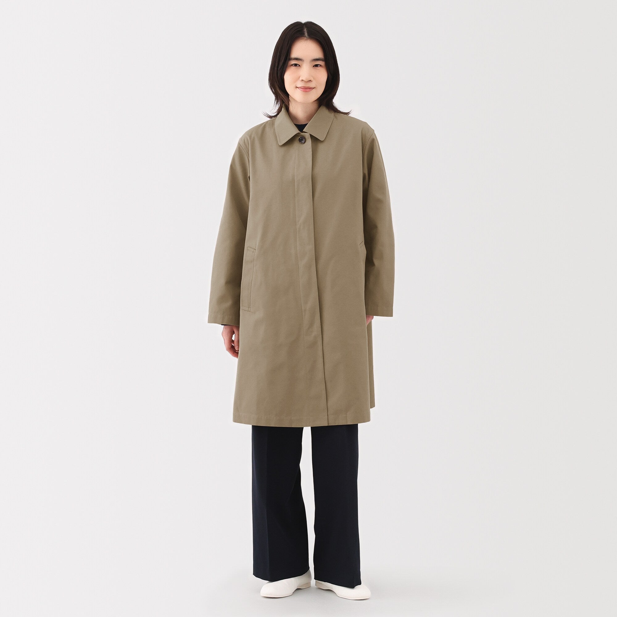 Women's Water Repellent Stand Fall Collar Coat