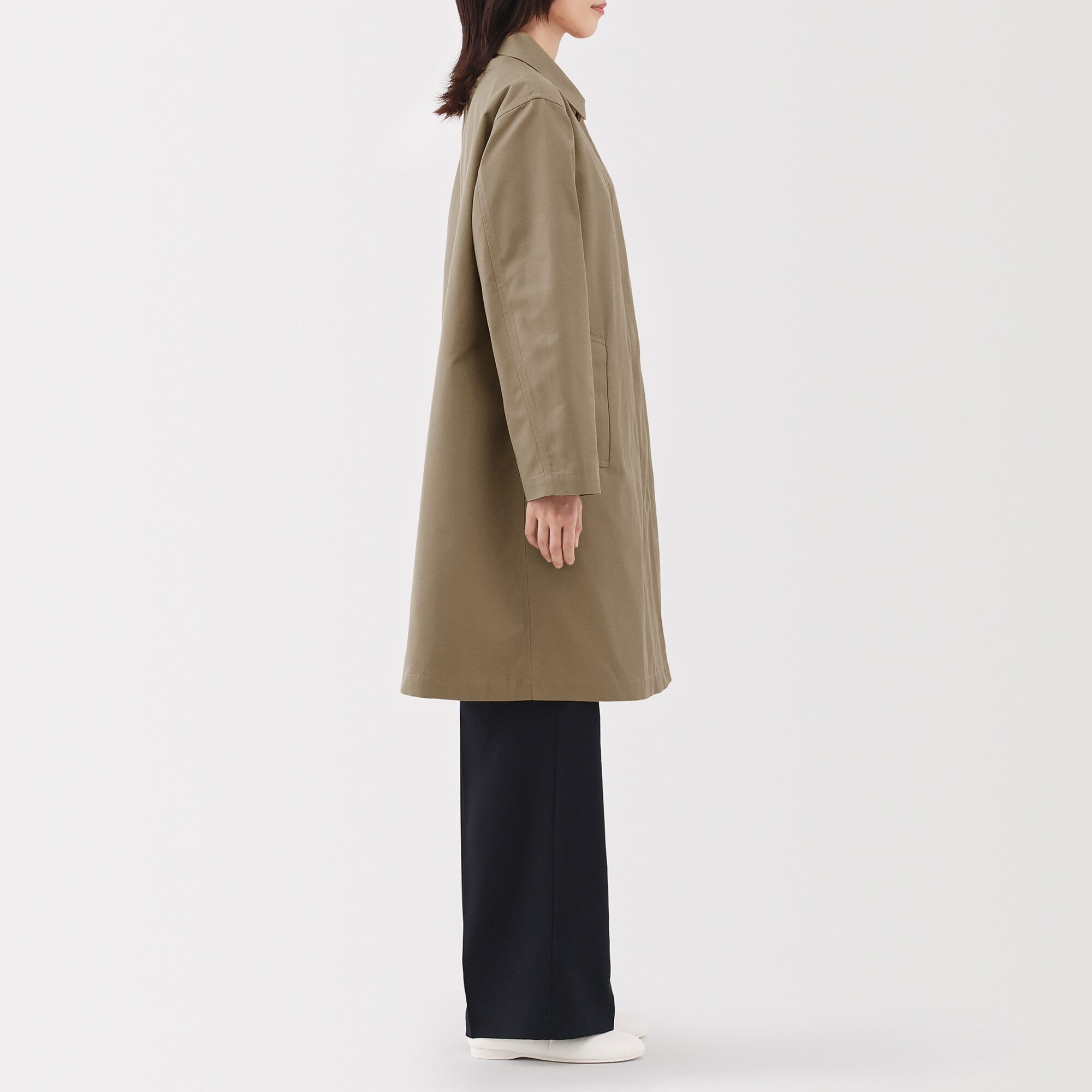 Women's Water Repellent Stand Fall Collar Coat