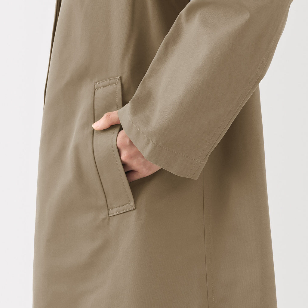 Women's Water Repellent Stand Fall Collar Coat