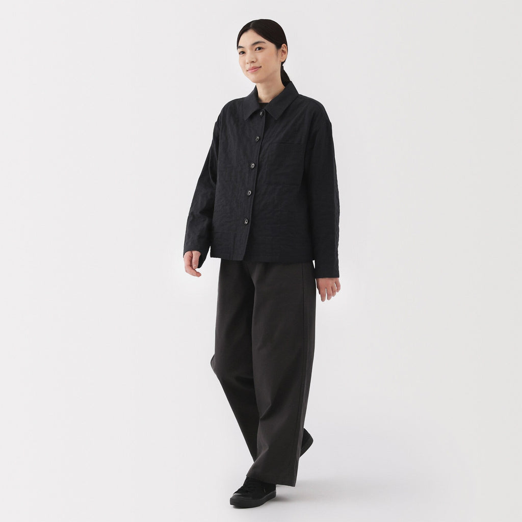 Women's Kapok Blend Double Gauze Quilted Jacket
