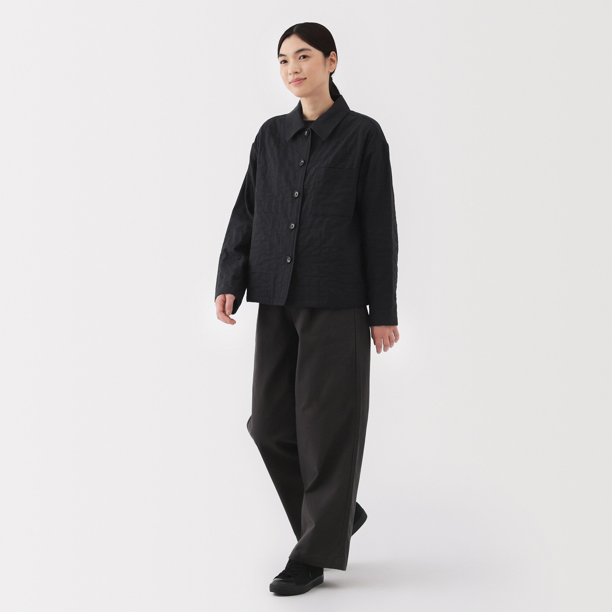 Women's Kapok Blend Double Gauze Quilted Jacket