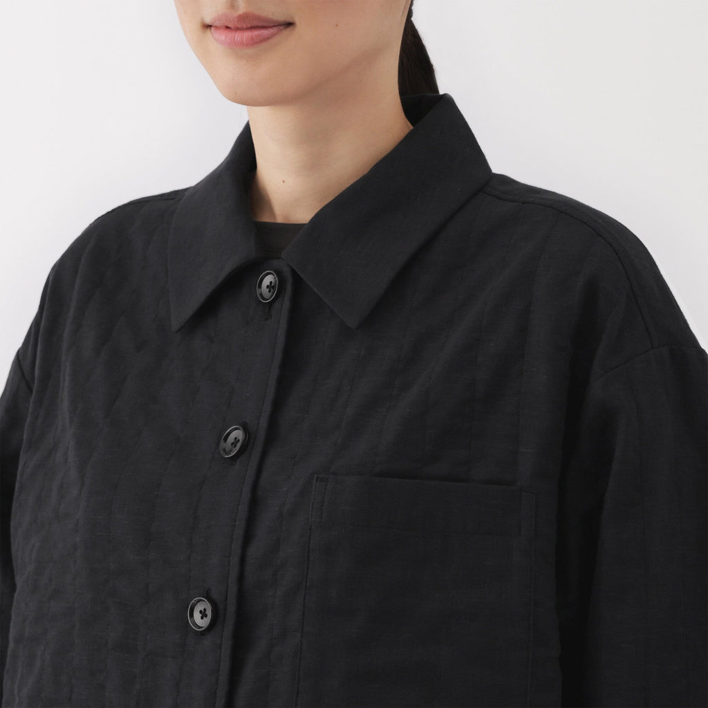 Women's Kapok Blend Double Gauze Quilted Jacket